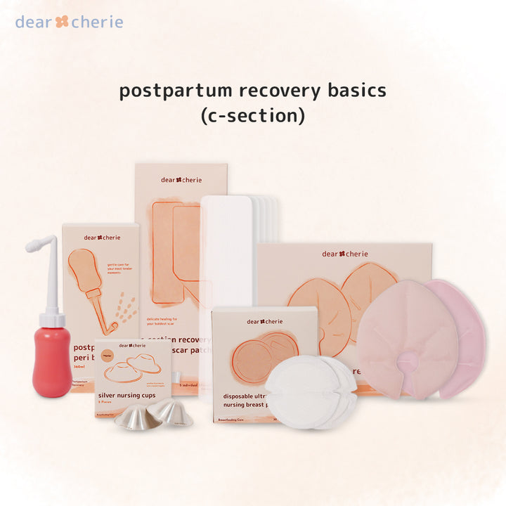 postpartum recovery essentials (c-section)