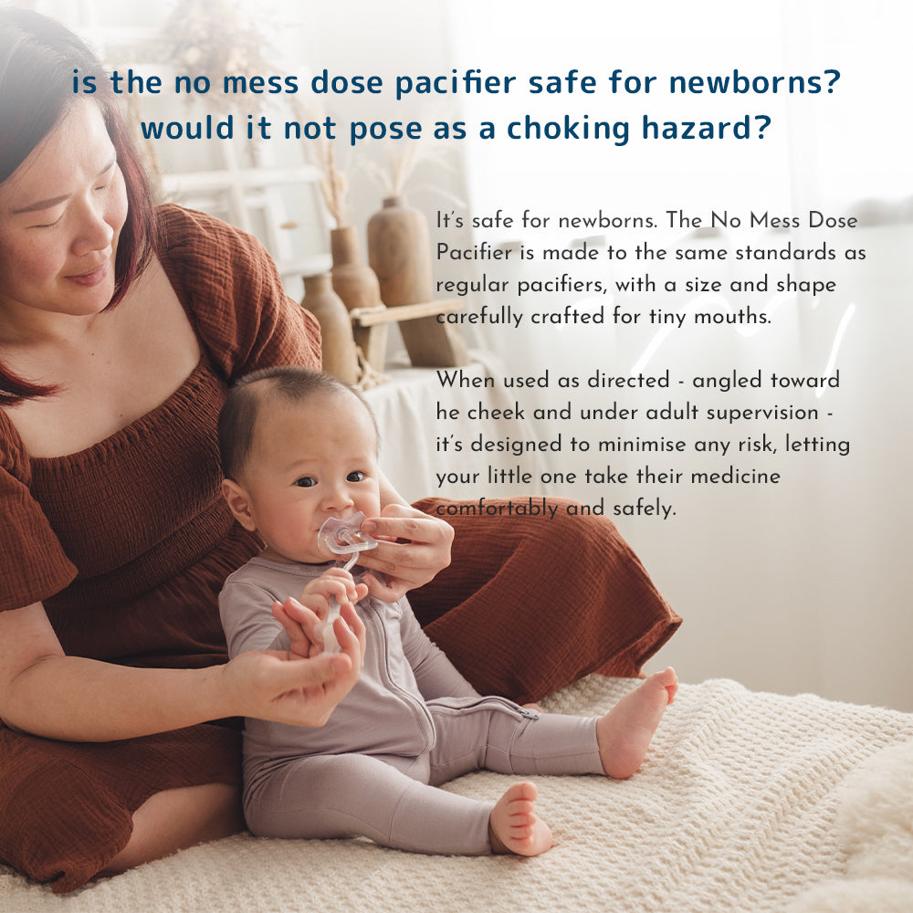 baby medicine no mess dose pacifier