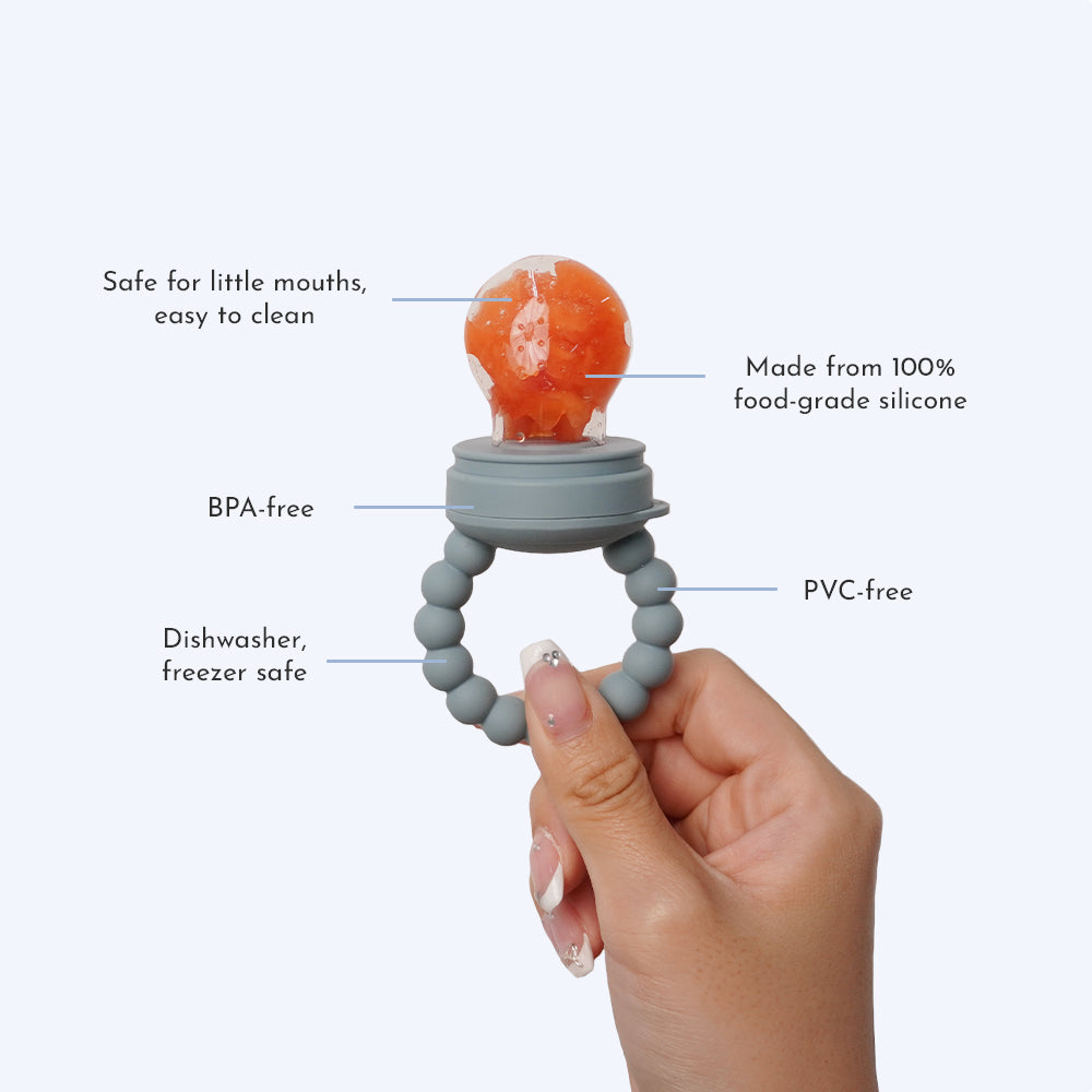 baby 2-in-1 fresh food feeder & teether (3 colours)