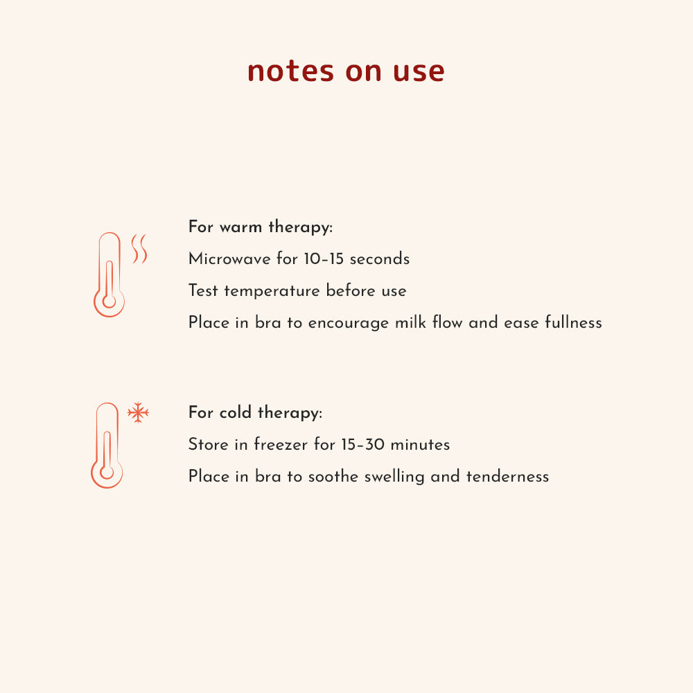 hot & cold breast relief gel pads