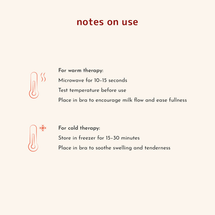 hot & cold breast relief gel pads