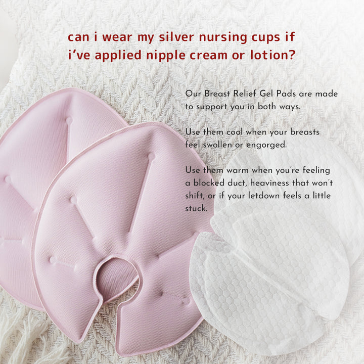 hot & cold breast relief gel pads