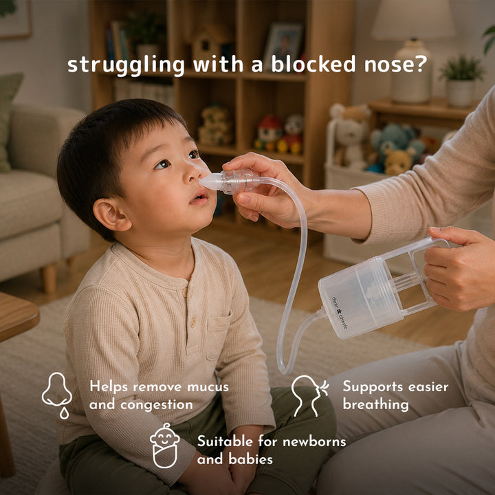 hand pump nasal aspirator for babies & toddlers