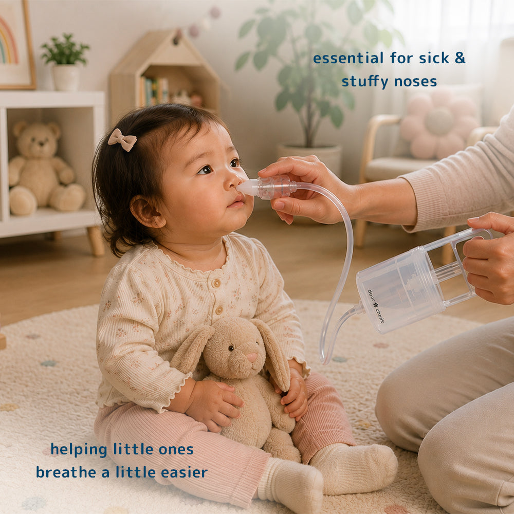 hand pump nasal aspirator for babies & toddlers